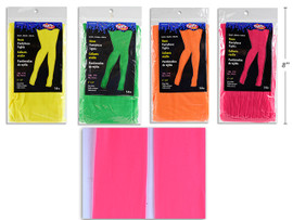 Adult Neon Pantyhose Tights. 4 Asst: (MOQ:12)