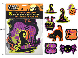 Hween Glitter Cut-Outs. (MOQ:12)