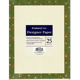 Designer Paper-Green 25Pk
