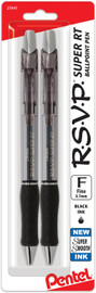 Pen RSVP Super RT Ball Point Fine/Black Retractable