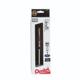 Pen Libretto Gel Medium/Black Rose Gold Barrel