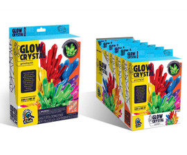 Glow Crystal Growing Kit (STEM) (Ages 6+) 6 Pack of Growing Crystal Powder