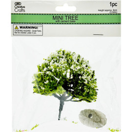 Tree-Mini 3.5" 4-Flower Colors Assorted