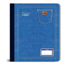 Notebook Blue Denim Index A-Z  160 Pages