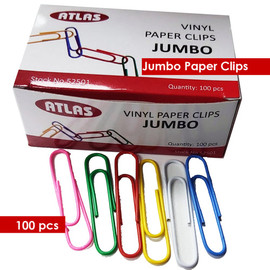 Paper Clips-Jumbo/Assorted Colors