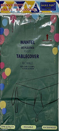 Tablecover 54"x 108" Hunter Green/Plastic