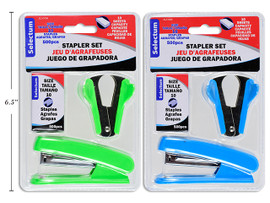 Stapler Set w/Clip Remover and Staples