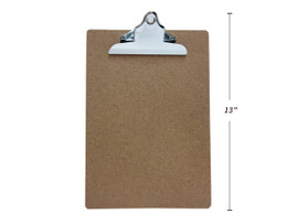 Clipboard w/Spring Clip Letter Wood