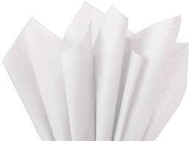 Tissue Paper-White 20 x 20" 15 Sheets