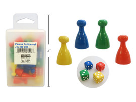 Pawn & Dice Set in Box 28 PK