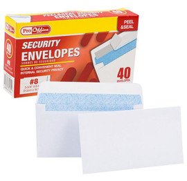 Envelopes-Security 3-5/8" x 6-1/2" 40Pk