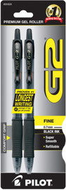 Pen G2 Black/Fine 2Pk