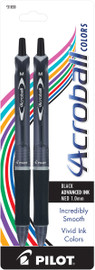 Pen Acroball Black/Medium 2Pk