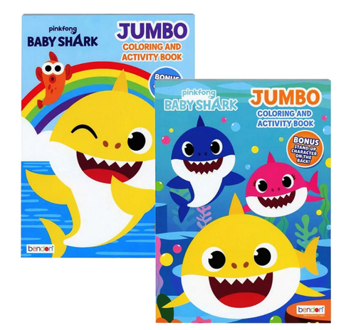 Coloring & Activity Book-Baby Shark (Jumbo)