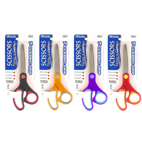 Scissors 7" Soft Grip/Stainless Steel