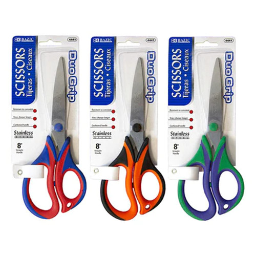 Scissors 8" Soft Grip/Stainless Steel