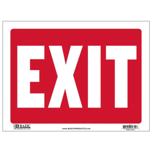 Sign-Exit 9"x12"