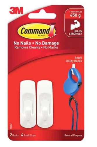 Hanging Strips Hooks-Command/Small 2Pk