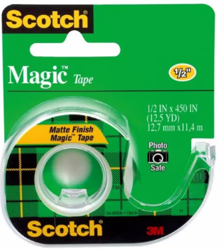 Tape 3M Magic 1/2" x 448.9" B/C