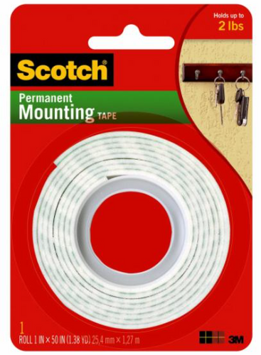 Mounting Tape 3M 1" x  50-inch B/C