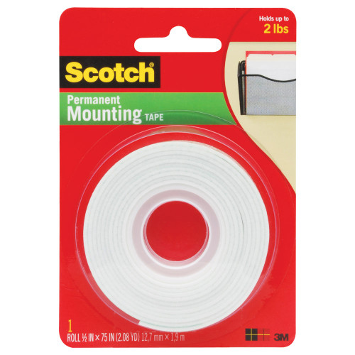 Mounting Tape 3M 1/2" x  2yds B/C