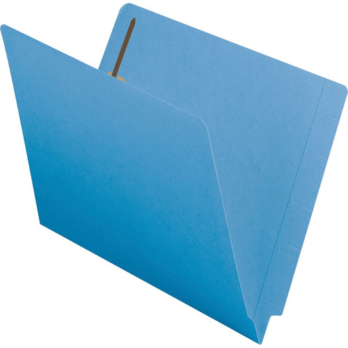 Pressboard Folders Lateral Letter 2-Fastener Blue