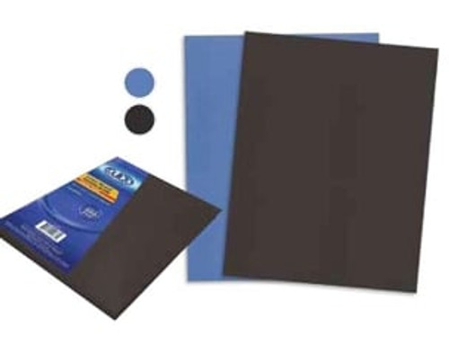 Binding Cover Paper Linen/Black 100Pk