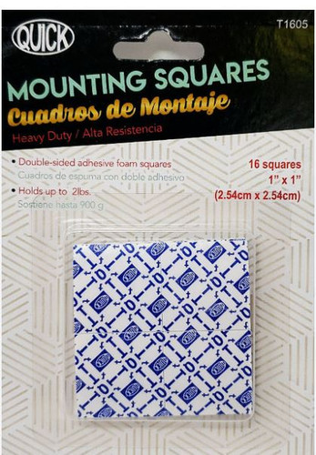 Mounting Tape Squares 1" x 1"