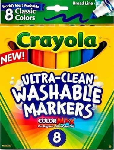Markers 8Pk-Broad/Color Max
