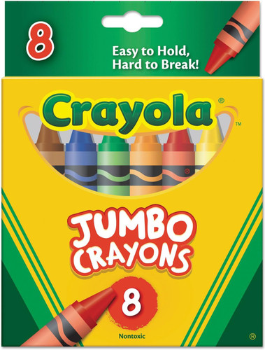 Crayons 8Pk-Jumbo