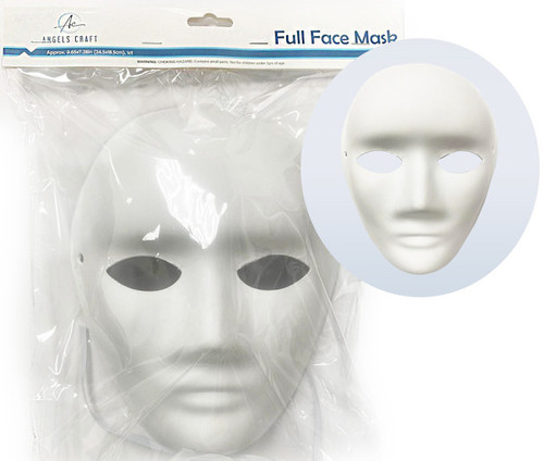 Mask-Full Face/White