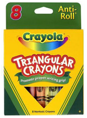 Crayons-Triangular 8Pk