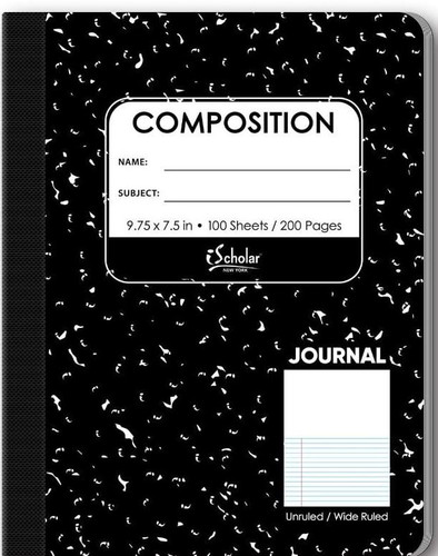 Notebook-Compostion/Journal 100 Sheets