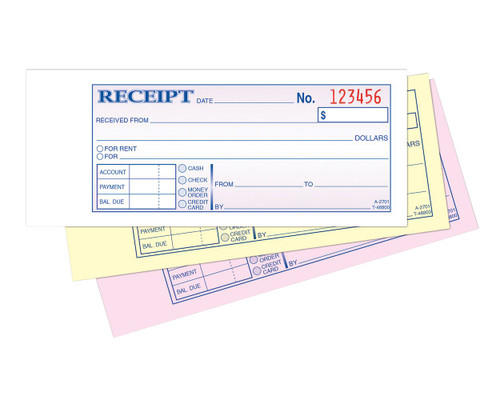 Receipt Book 3-Parts NCR 50 Sets