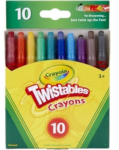 Crayons-Twistables/Mini 10Pk