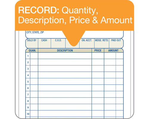 Sales Order Books 3 Parts NCR  50 Sets