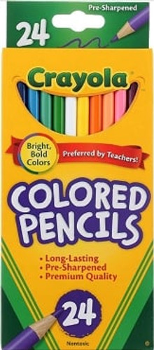 Colored Pencils 7" 24PK