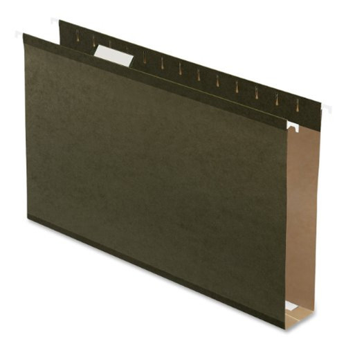 Hanging Folder-Box Bottom 2" Legal/Standard Green 25 Box