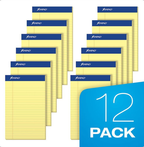 Writting Pad Letter-Canary 12 Pack