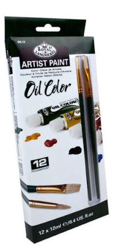 Oil Color Paint 12 Pack