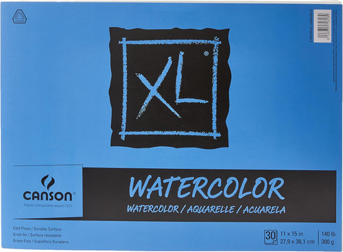 Watercolor Pad 11 x 15" WireBound/Open End 30 Sheets (140#)