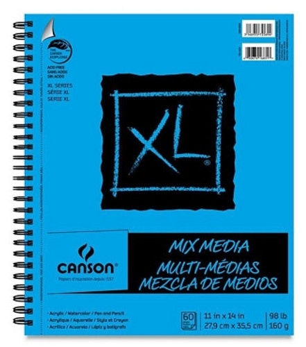 Mix Media Pad 11 x 14" WireBound 60 Sheets (98#)