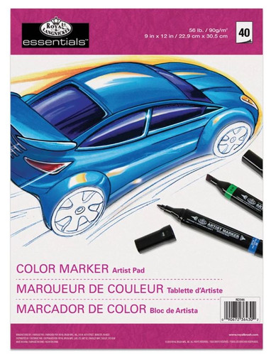 Color Marker Pad 9 x 12" 40 Sheets (46#)