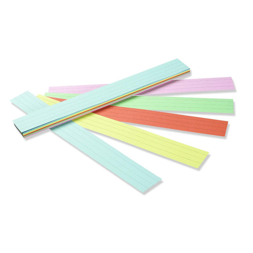 Sentence Strips-Assorted Color 3 x 24"  100Pk