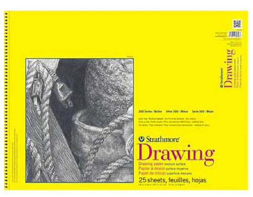 Drawing Pad 14 x 17" WireBound/Open End 25 Sheets  (70#)