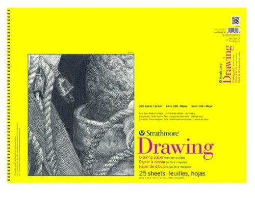 Drawing Pad 18 x 24" WireBound/Open End  25 Sheets  (#70)