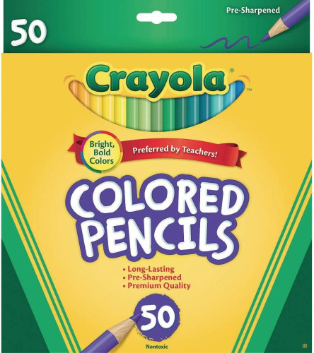 Colored Pencils 7" 50Pk