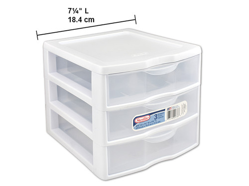 Drawer Unit (3) Small/White (#2073)