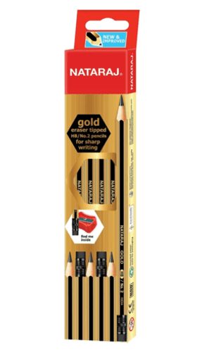 Pencil #2 HB Nataraj GOLD, Dz