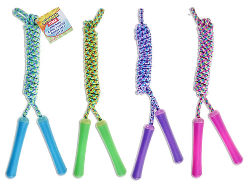 Jump Rope w/ 2-Colour Handle 7ft Multi-Colour